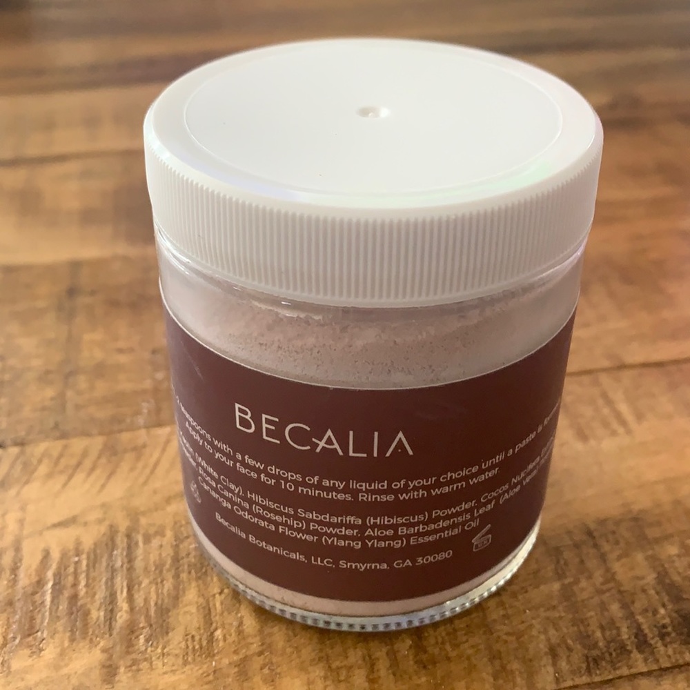 Becalia Botanicals Hibiscus Clay face mask